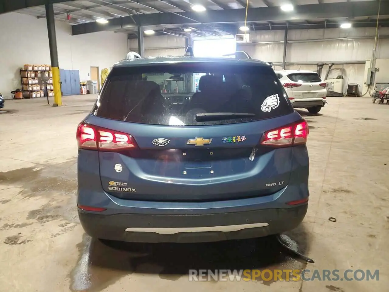 6 fotografías del automóvil dañado 3GNAXUEG1RL177483 CHEVROLET EQUINOX 2024