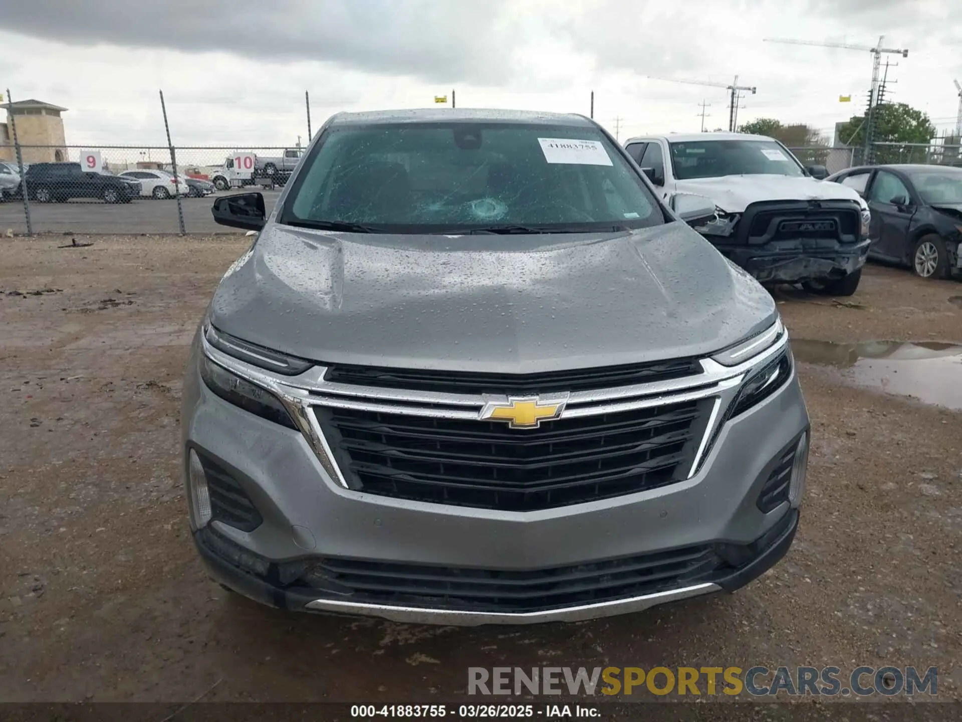 12 fotografías del automóvil dañado 3GNAXUEG1RL240338 CHEVROLET EQUINOX 2024
