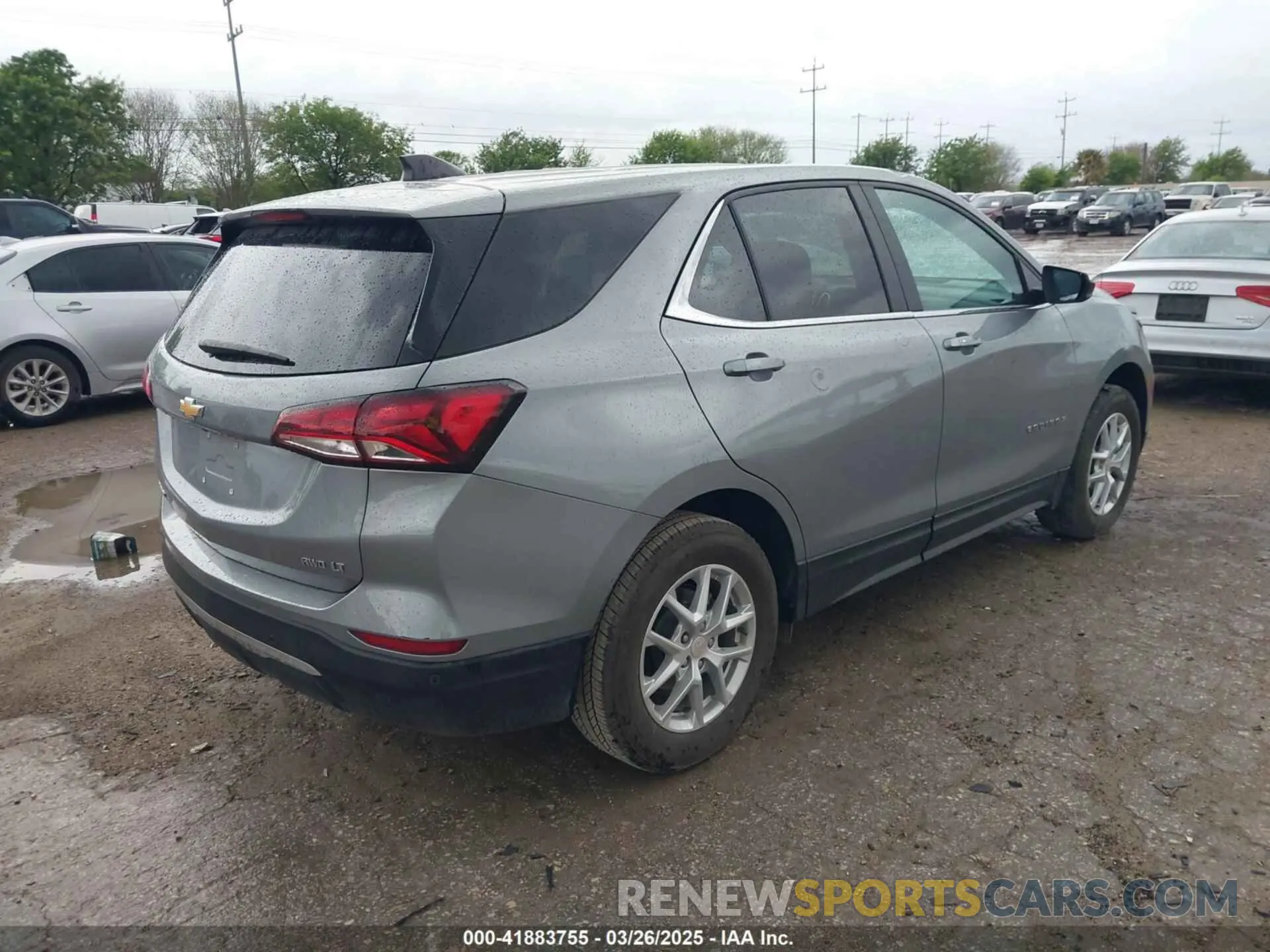 4 fotografías del automóvil dañado 3GNAXUEG1RL240338 CHEVROLET EQUINOX 2024