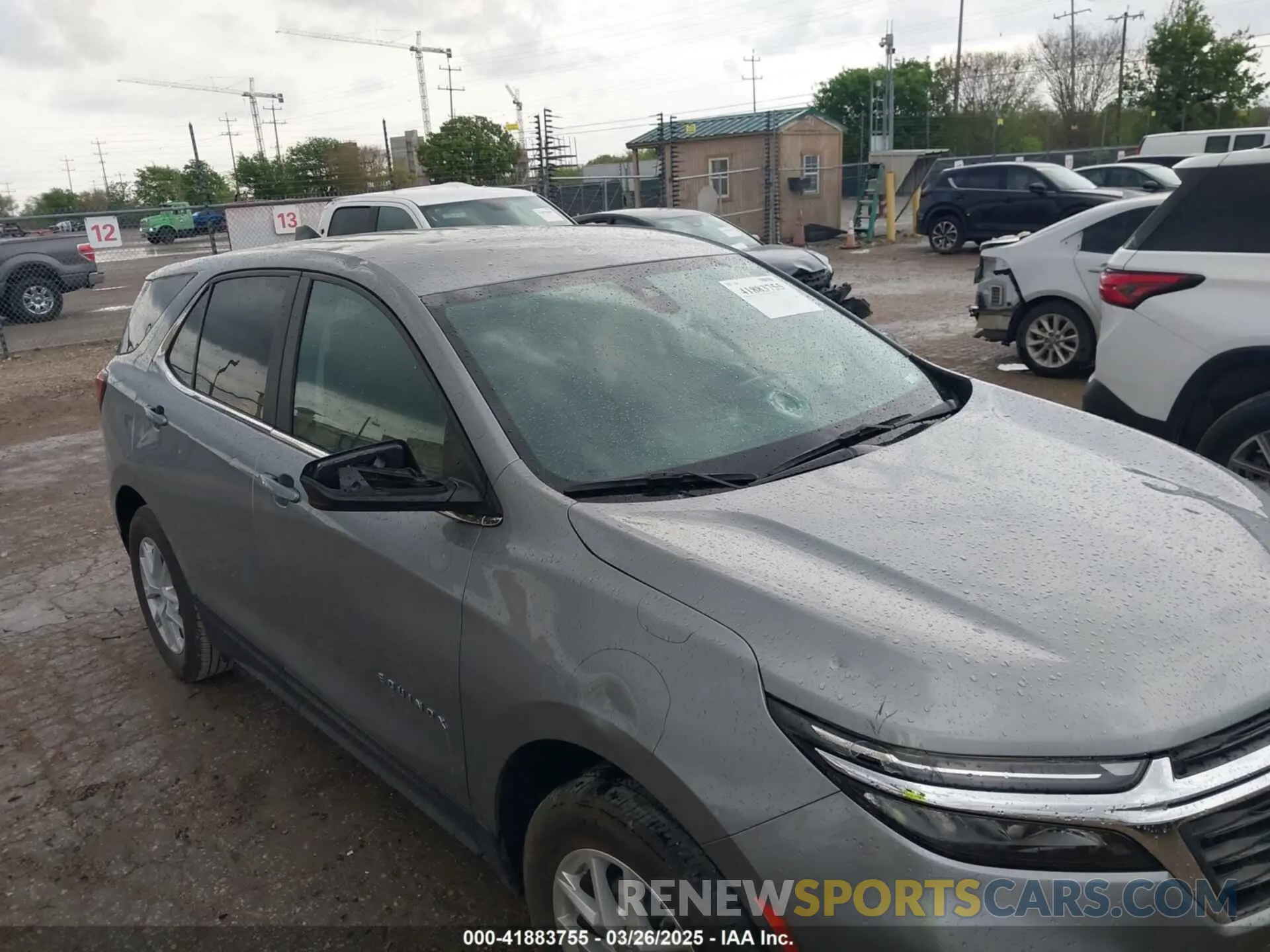 6 fotografías del automóvil dañado 3GNAXUEG1RL240338 CHEVROLET EQUINOX 2024