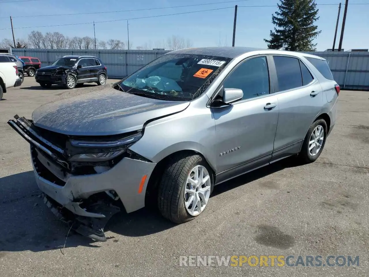 1 fotografías del automóvil dañado 3GNAXUEG1RS118200 CHEVROLET EQUINOX 2024
