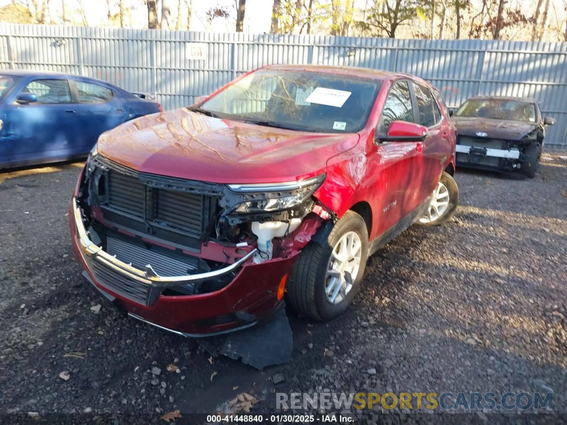 2 fotografías del automóvil dañado 3GNAXUEG2RS243562 CHEVROLET EQUINOX 2024