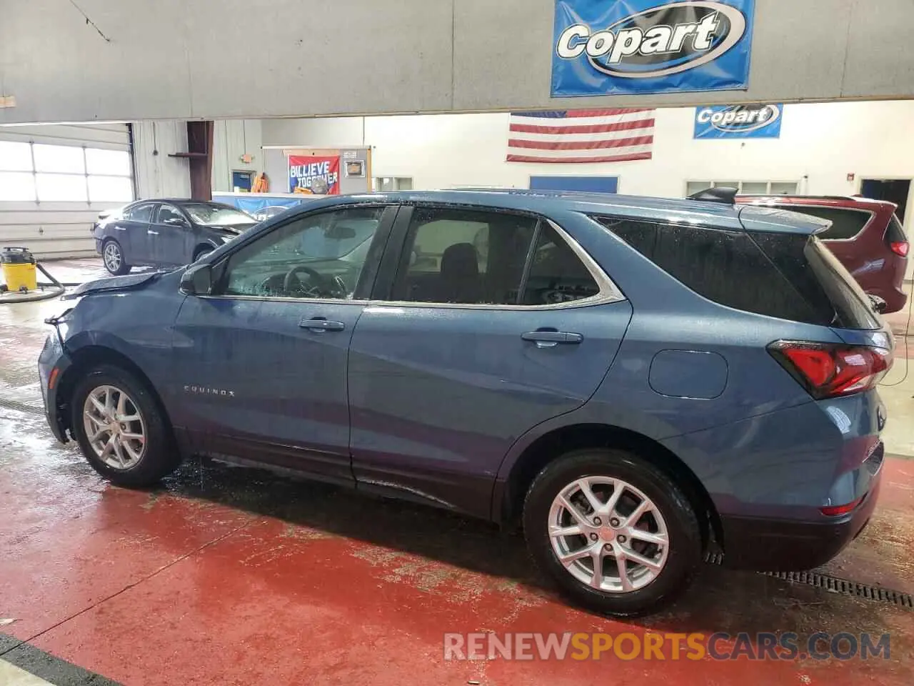 2 fotografías del automóvil dañado 3GNAXUEG3RL211441 CHEVROLET EQUINOX 2024
