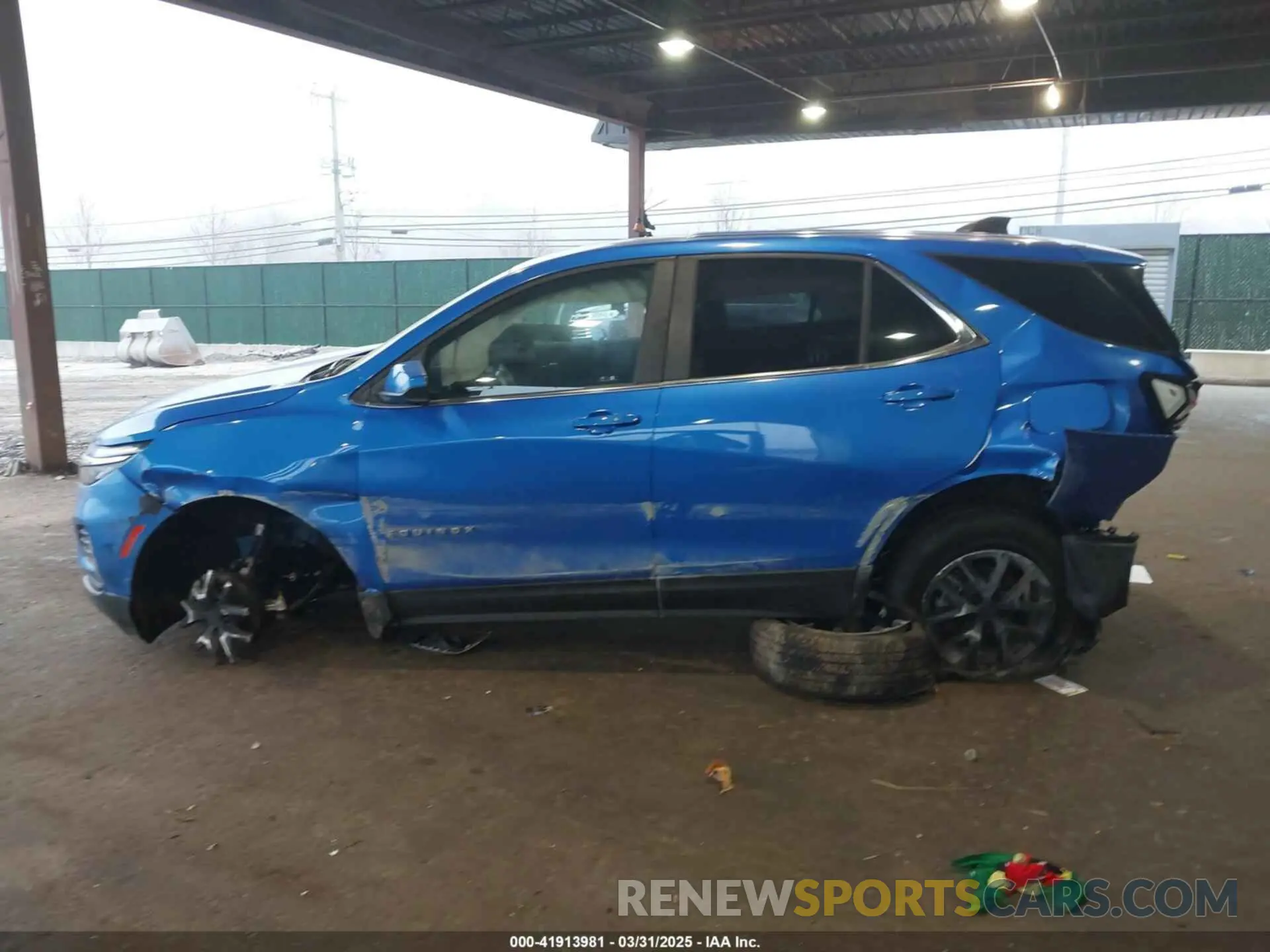 14 fotografías del automóvil dañado 3GNAXUEG3RL213271 CHEVROLET EQUINOX 2024