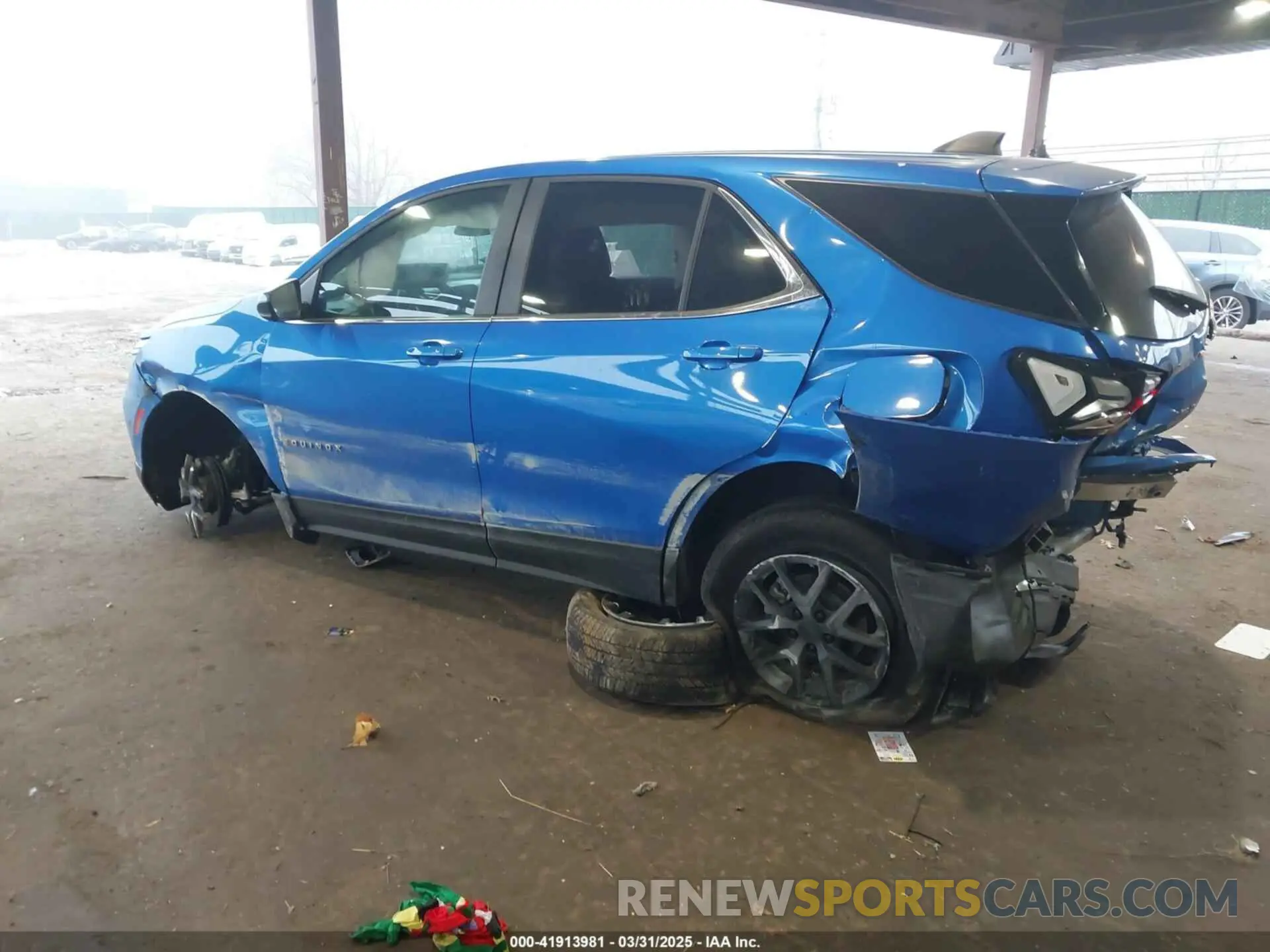 3 fotografías del automóvil dañado 3GNAXUEG3RL213271 CHEVROLET EQUINOX 2024