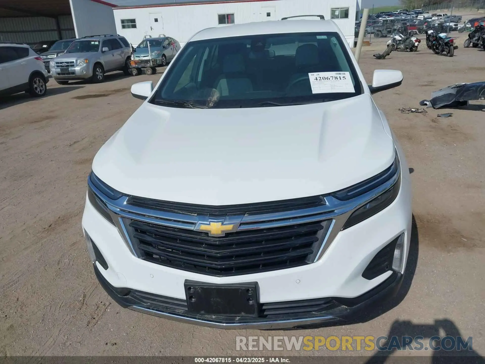 13 fotografías del automóvil dañado 3GNAXUEG3RL244777 CHEVROLET EQUINOX 2024