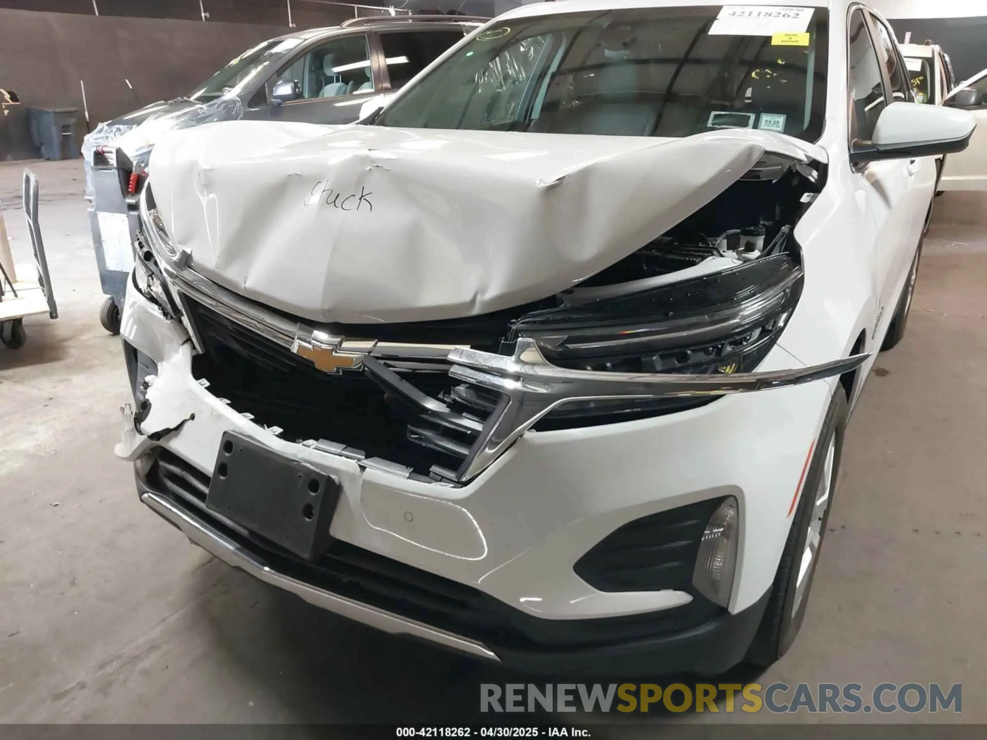 18 fotografías del automóvil dañado 3GNAXUEG3RL261367 CHEVROLET EQUINOX 2024
