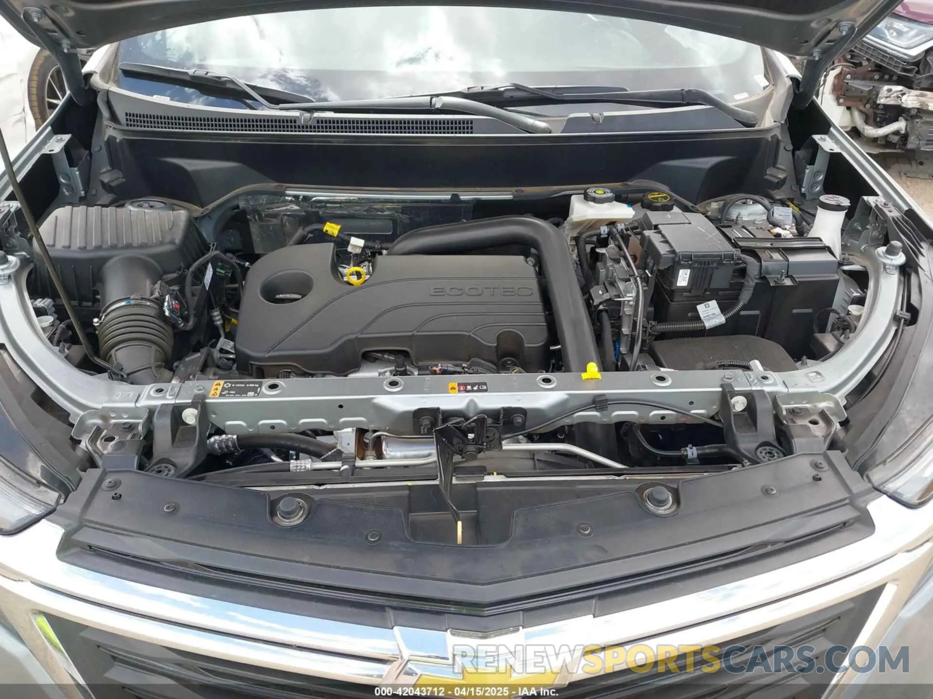 10 fotografías del automóvil dañado 3GNAXUEG3RS199409 CHEVROLET EQUINOX 2024