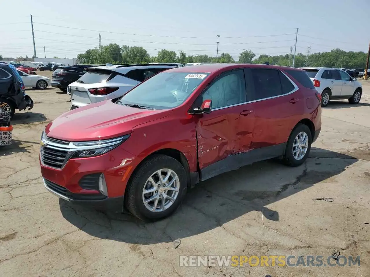 1 fotografías del automóvil dañado 3GNAXUEG5RL252623 CHEVROLET EQUINOX 2024