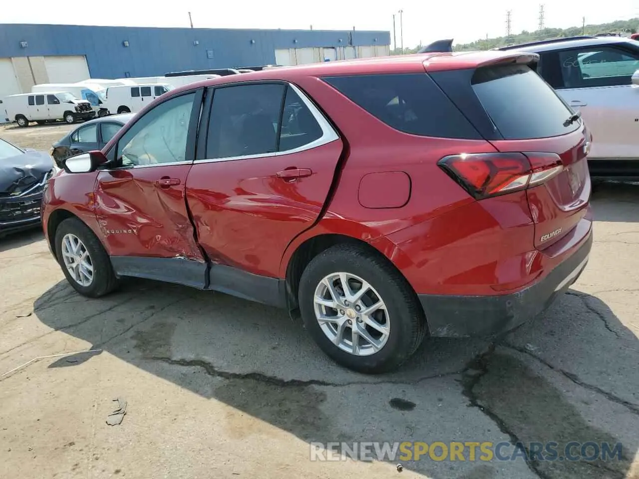 2 fotografías del automóvil dañado 3GNAXUEG5RL252623 CHEVROLET EQUINOX 2024