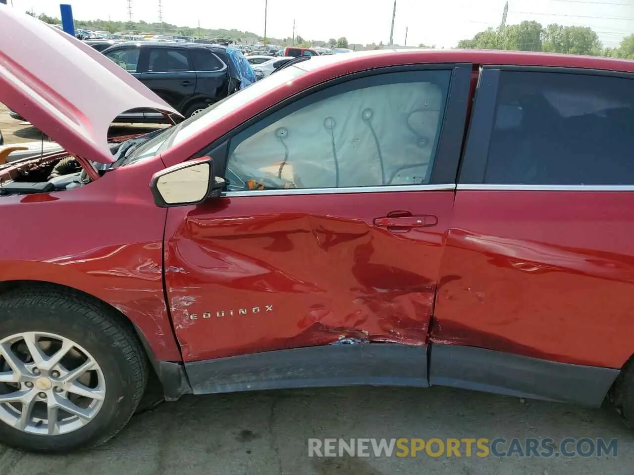 7 fotografías del automóvil dañado 3GNAXUEG5RL252623 CHEVROLET EQUINOX 2024