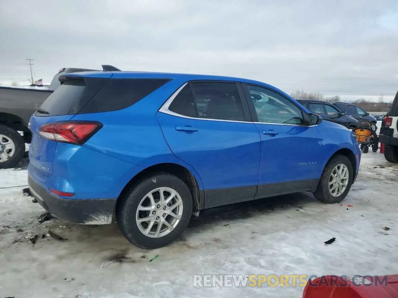 3 fotografías del automóvil dañado 3GNAXUEG6RL207464 CHEVROLET EQUINOX 2024