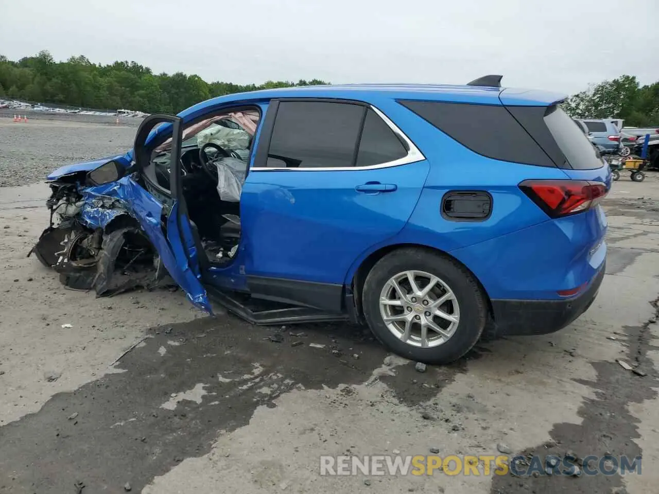2 fotografías del automóvil dañado 3GNAXUEG6RL256180 CHEVROLET EQUINOX 2024