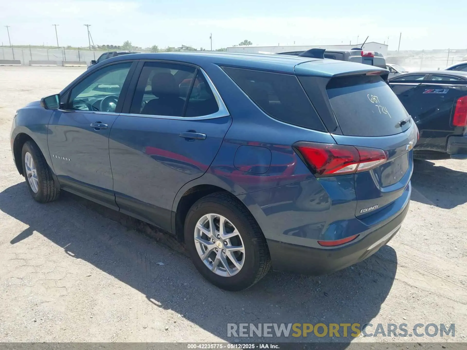 3 fotografías del automóvil dañado 3GNAXUEG7RL118485 CHEVROLET EQUINOX 2024