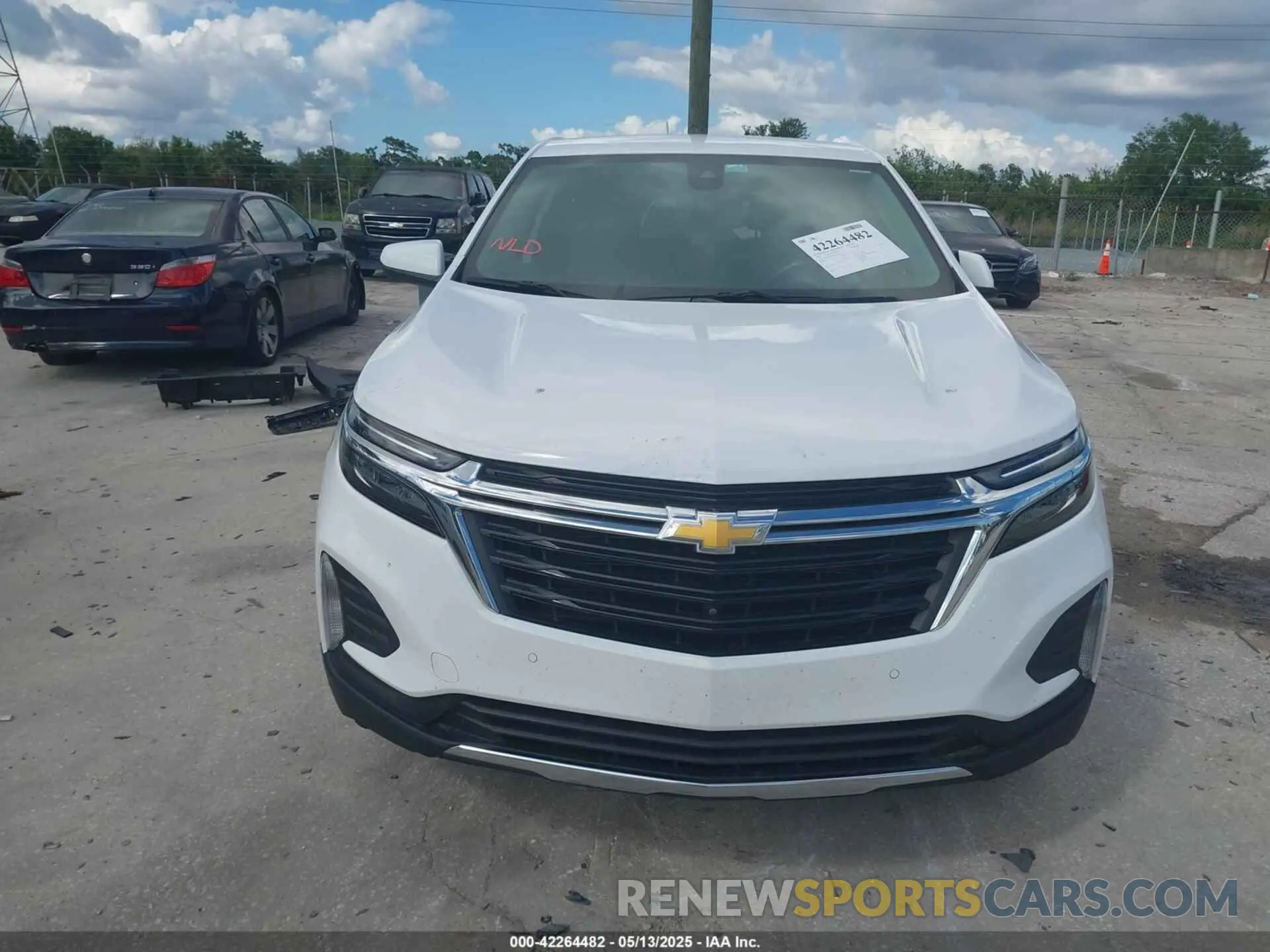 13 fotografías del automóvil dañado 3GNAXUEG7RL232423 CHEVROLET EQUINOX 2024