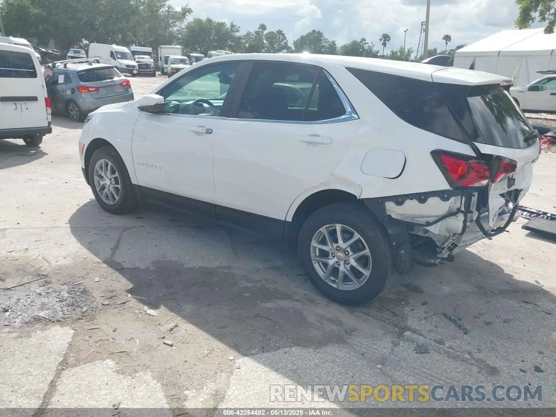 3 fotografías del automóvil dañado 3GNAXUEG7RL232423 CHEVROLET EQUINOX 2024