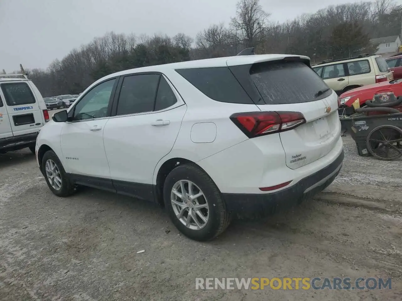 2 fotografías del automóvil dañado 3GNAXUEG7RL238903 CHEVROLET EQUINOX 2024