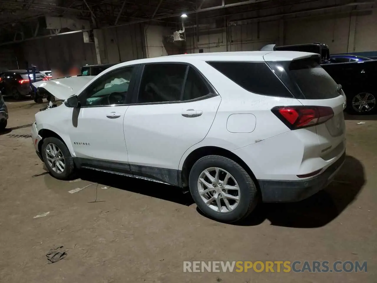 2 fotografías del automóvil dañado 3GNAXUEG7RS165165 CHEVROLET EQUINOX 2024
