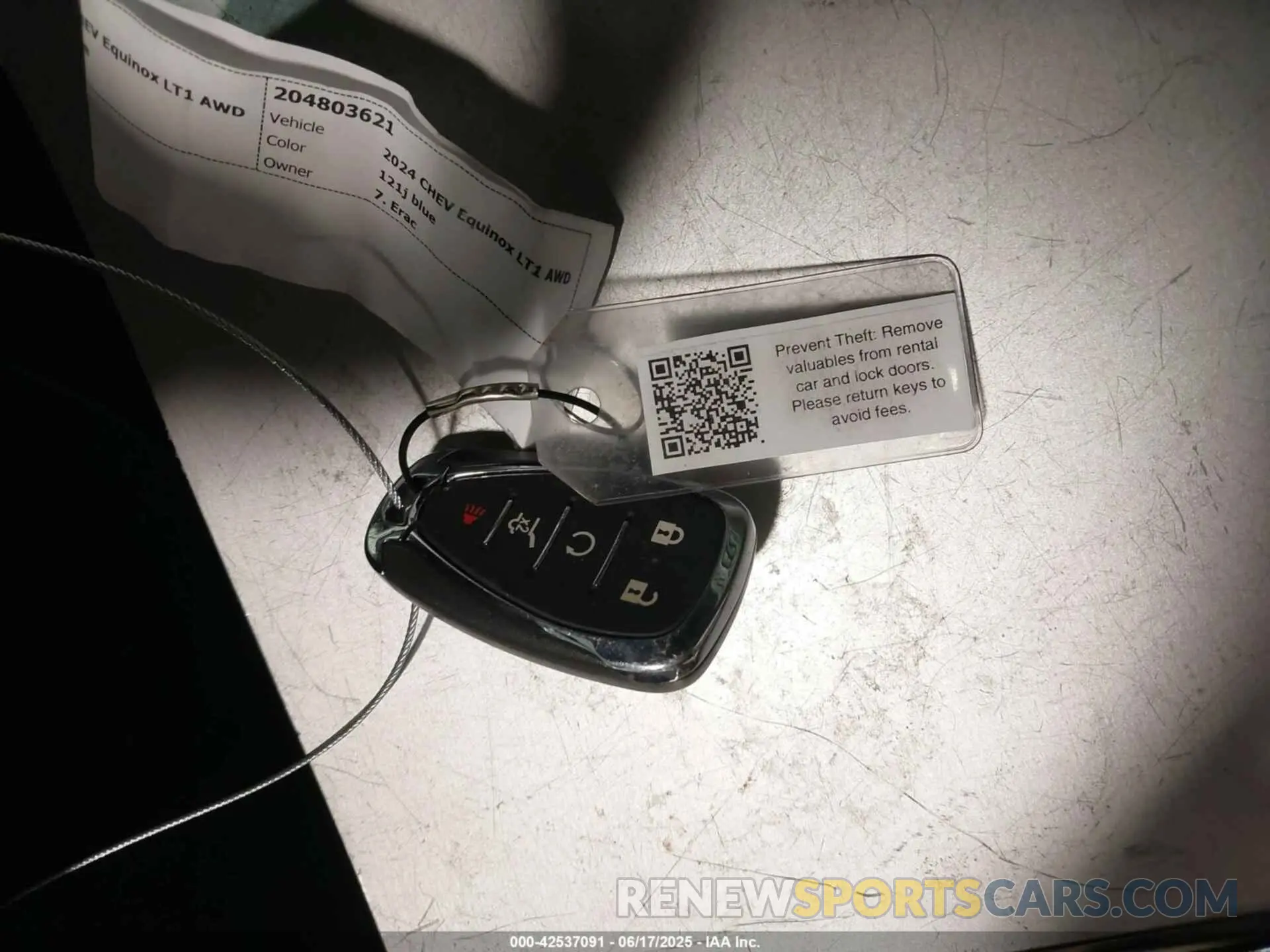 11 fotografías del automóvil dañado 3GNAXUEG7RS253570 CHEVROLET EQUINOX 2024