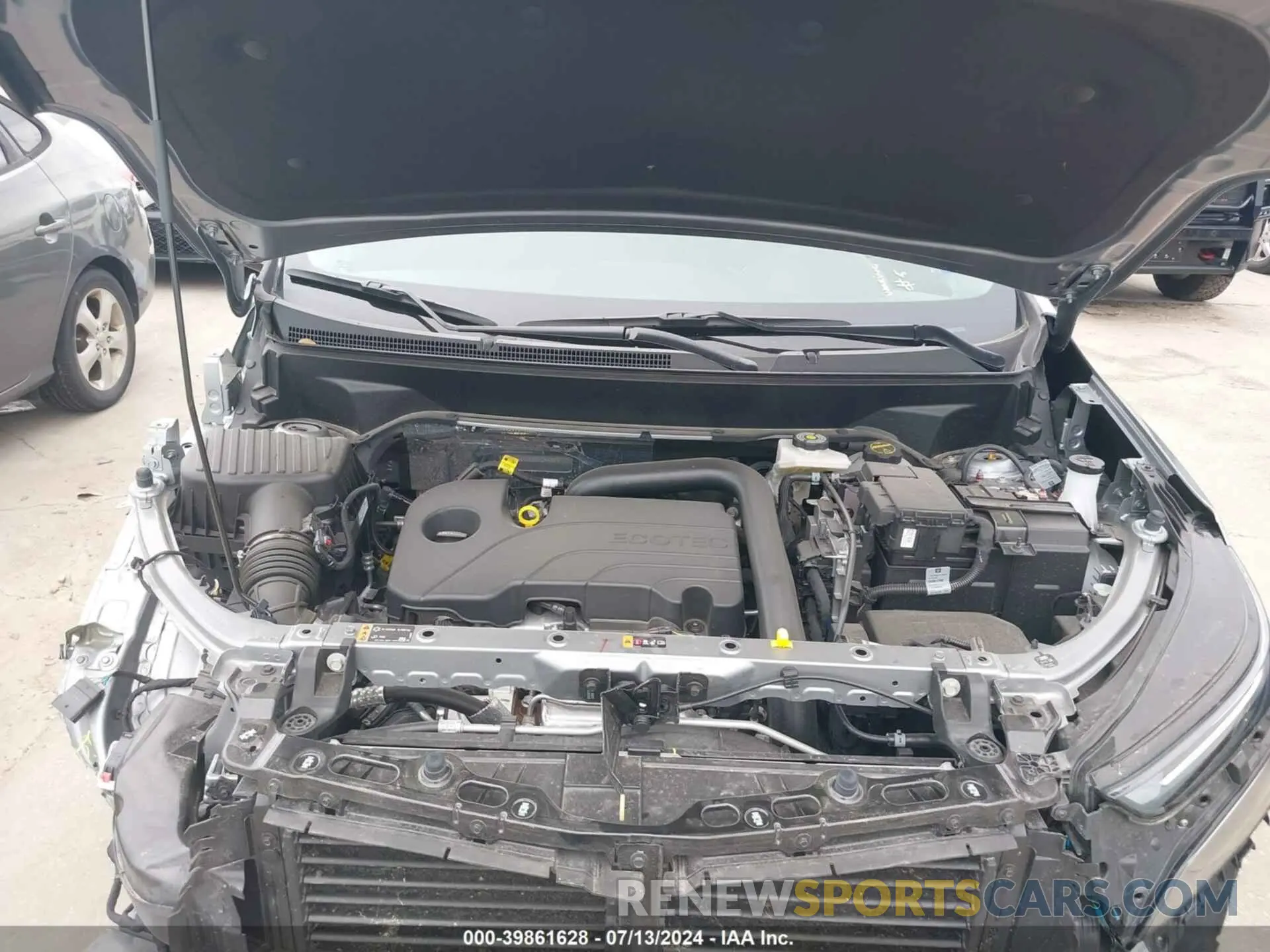 10 fotografías del automóvil dañado 3GNAXUEG8RL244287 CHEVROLET EQUINOX 2024