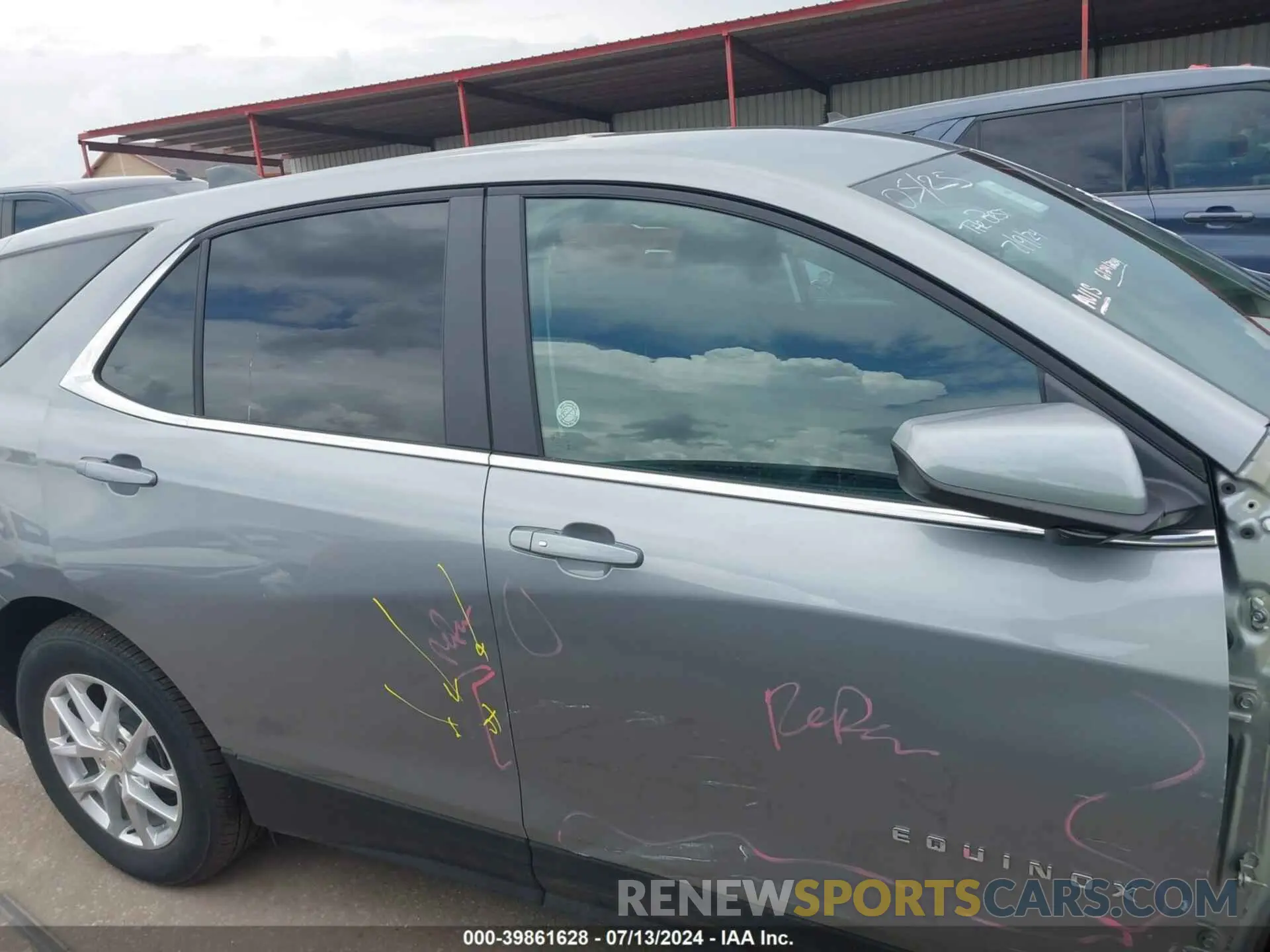 14 fotografías del automóvil dañado 3GNAXUEG8RL244287 CHEVROLET EQUINOX 2024