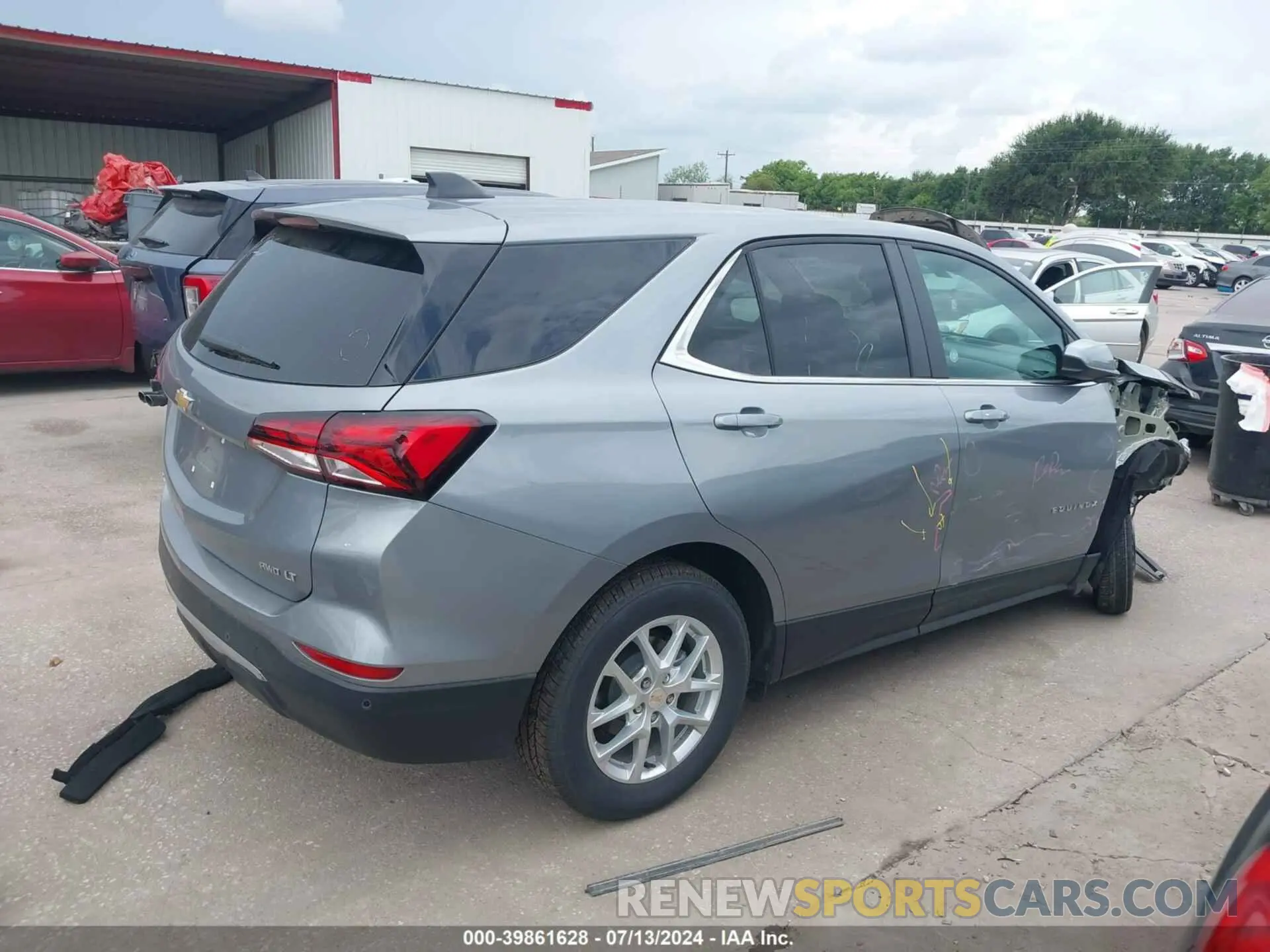4 fotografías del automóvil dañado 3GNAXUEG8RL244287 CHEVROLET EQUINOX 2024