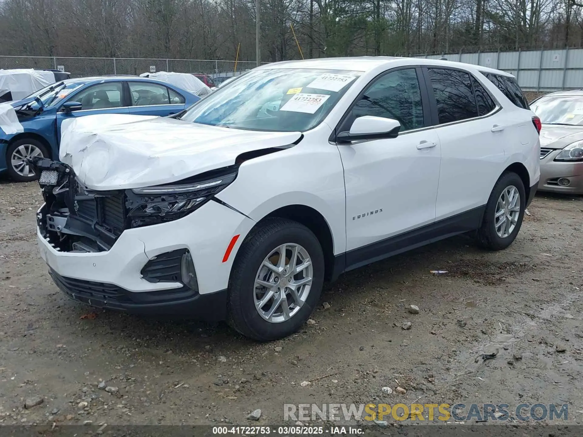 2 fotografías del automóvil dañado 3GNAXUEG8RL269013 CHEVROLET EQUINOX 2024