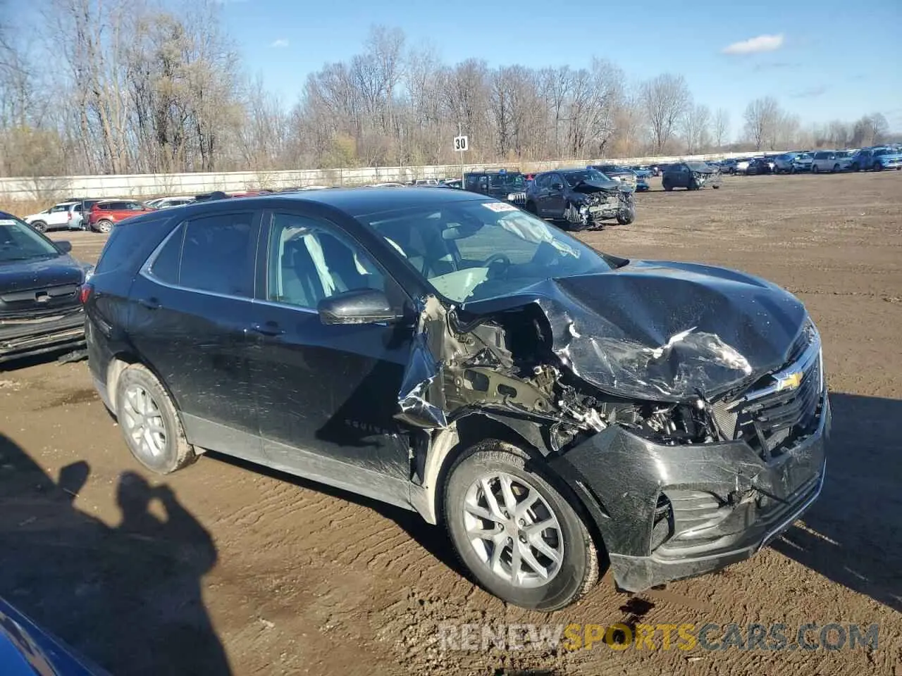 4 fotografías del automóvil dañado 3GNAXUEG8RL295935 CHEVROLET EQUINOX 2024