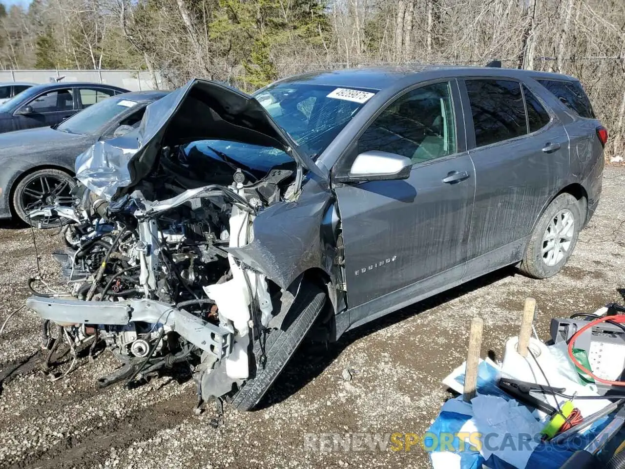 1 fotografías del automóvil dañado 3GNAXUEG8RS174277 CHEVROLET EQUINOX 2024