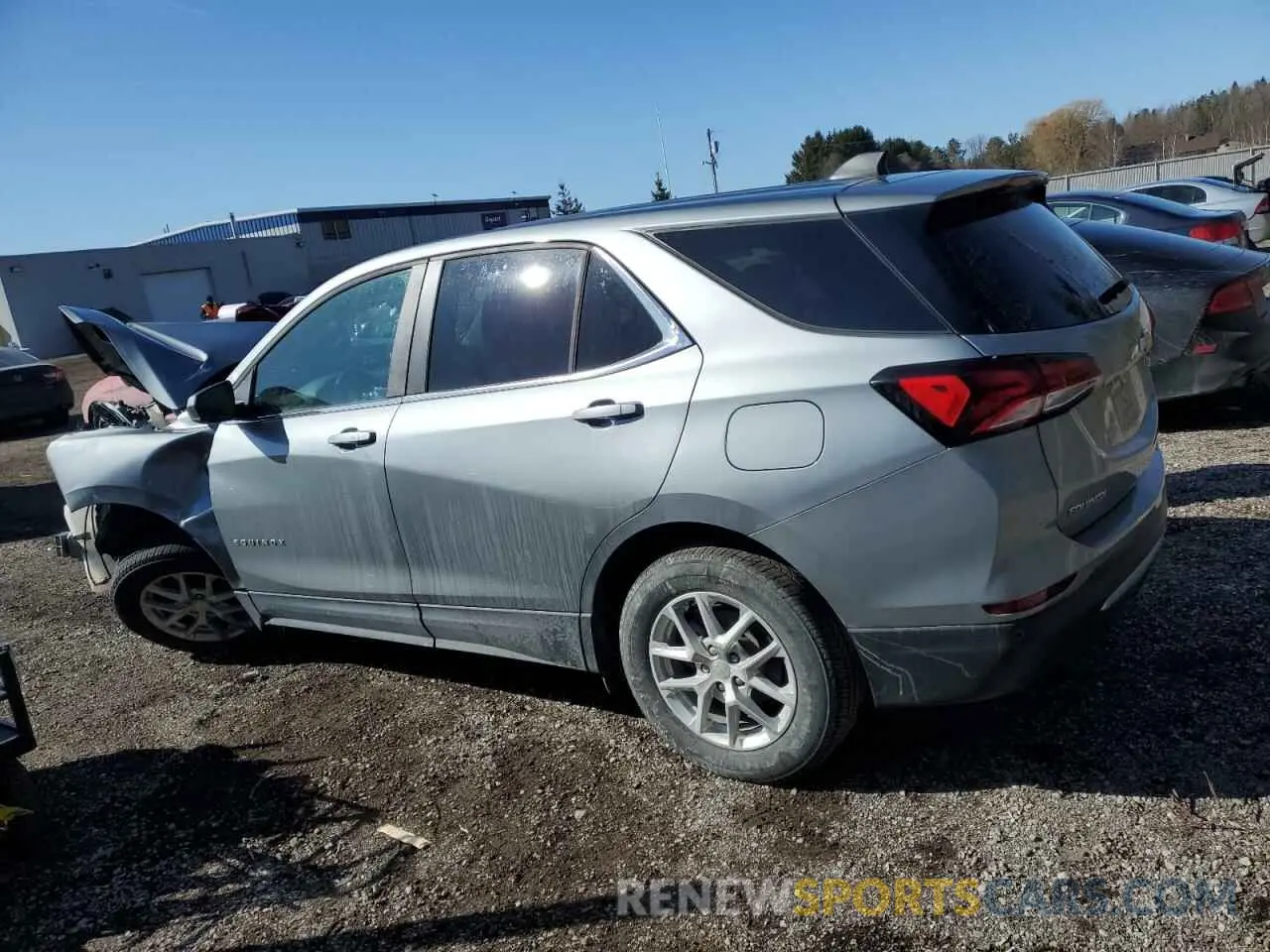 2 fotografías del automóvil dañado 3GNAXUEG8RS174277 CHEVROLET EQUINOX 2024