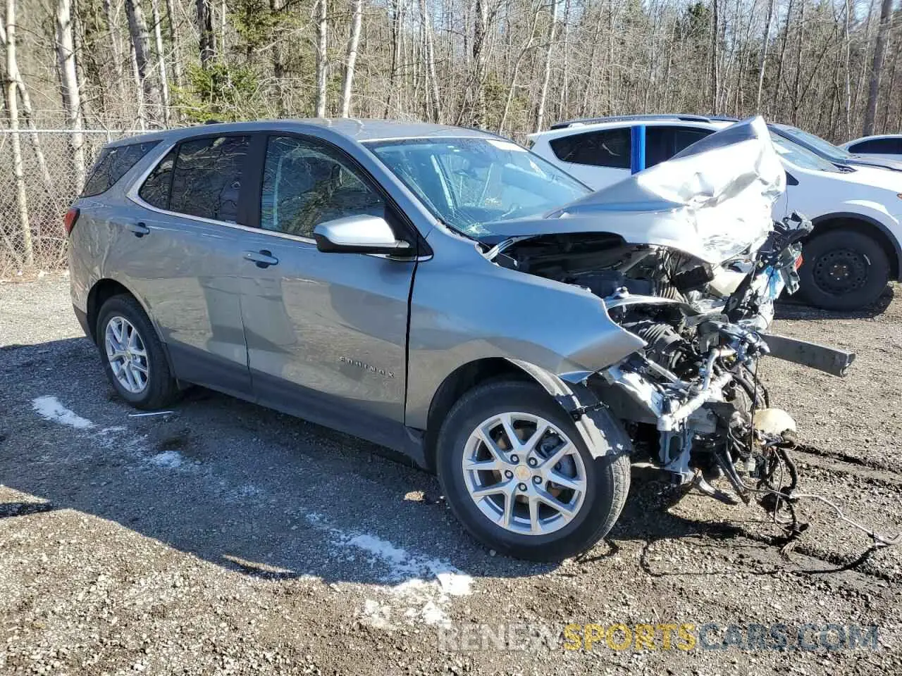4 fotografías del automóvil dañado 3GNAXUEG8RS174277 CHEVROLET EQUINOX 2024