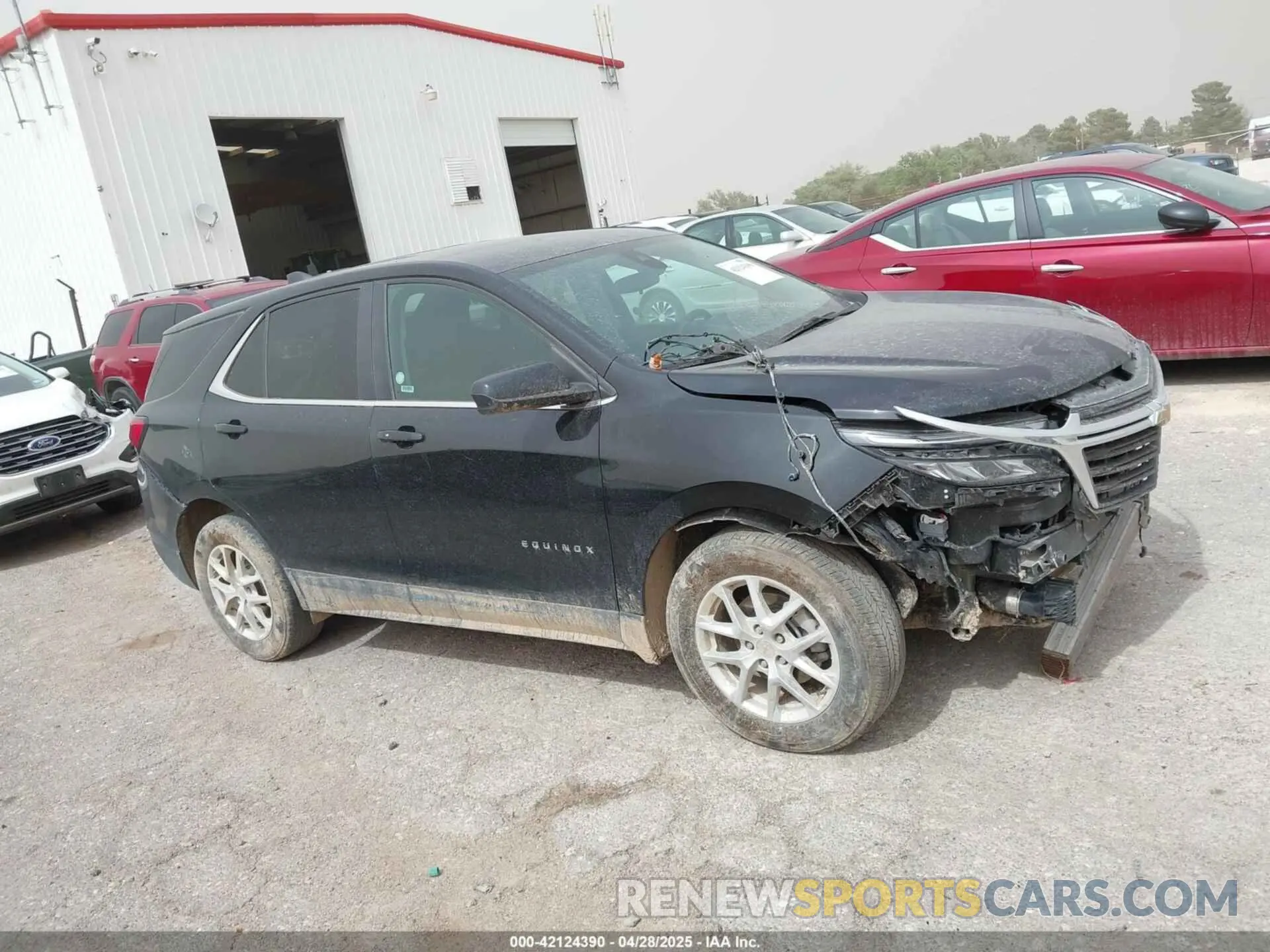 13 fotografías del automóvil dañado 3GNAXUEG9RL244296 CHEVROLET EQUINOX 2024