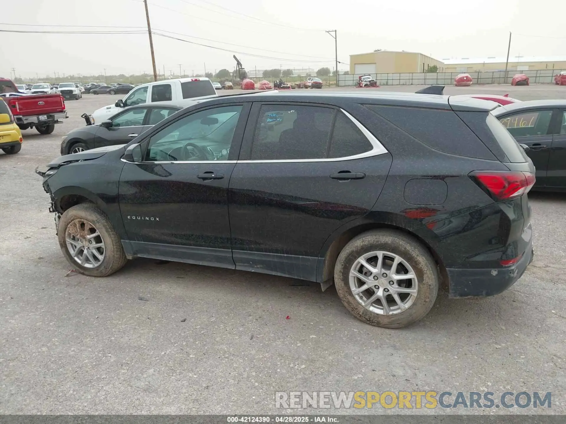 14 fotografías del automóvil dañado 3GNAXUEG9RL244296 CHEVROLET EQUINOX 2024