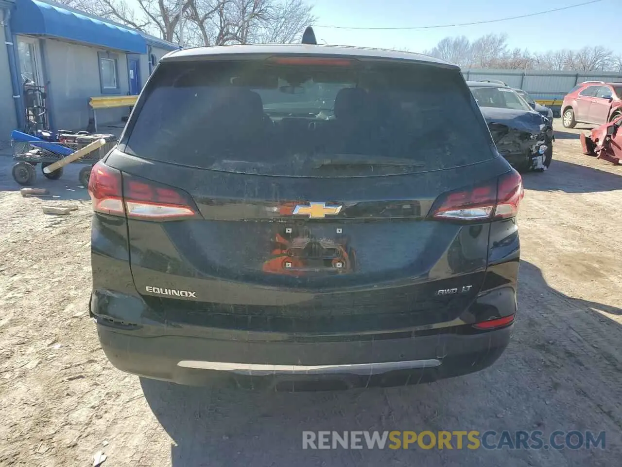 6 fotografías del automóvil dañado 3GNAXUEGXRL241634 CHEVROLET EQUINOX 2024