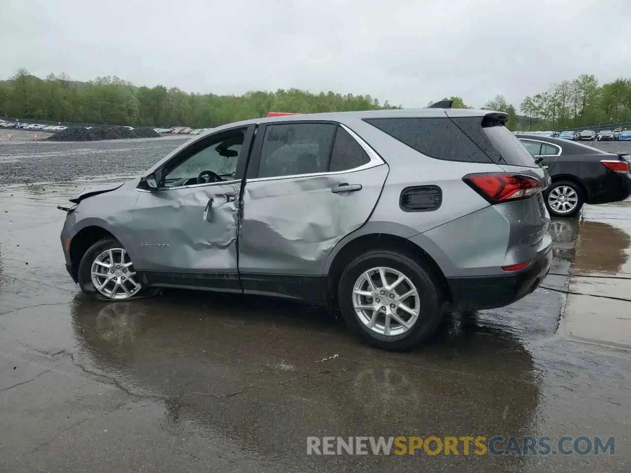 2 fotografías del automóvil dañado 3GNAXUEGXRL361546 CHEVROLET EQUINOX 2024