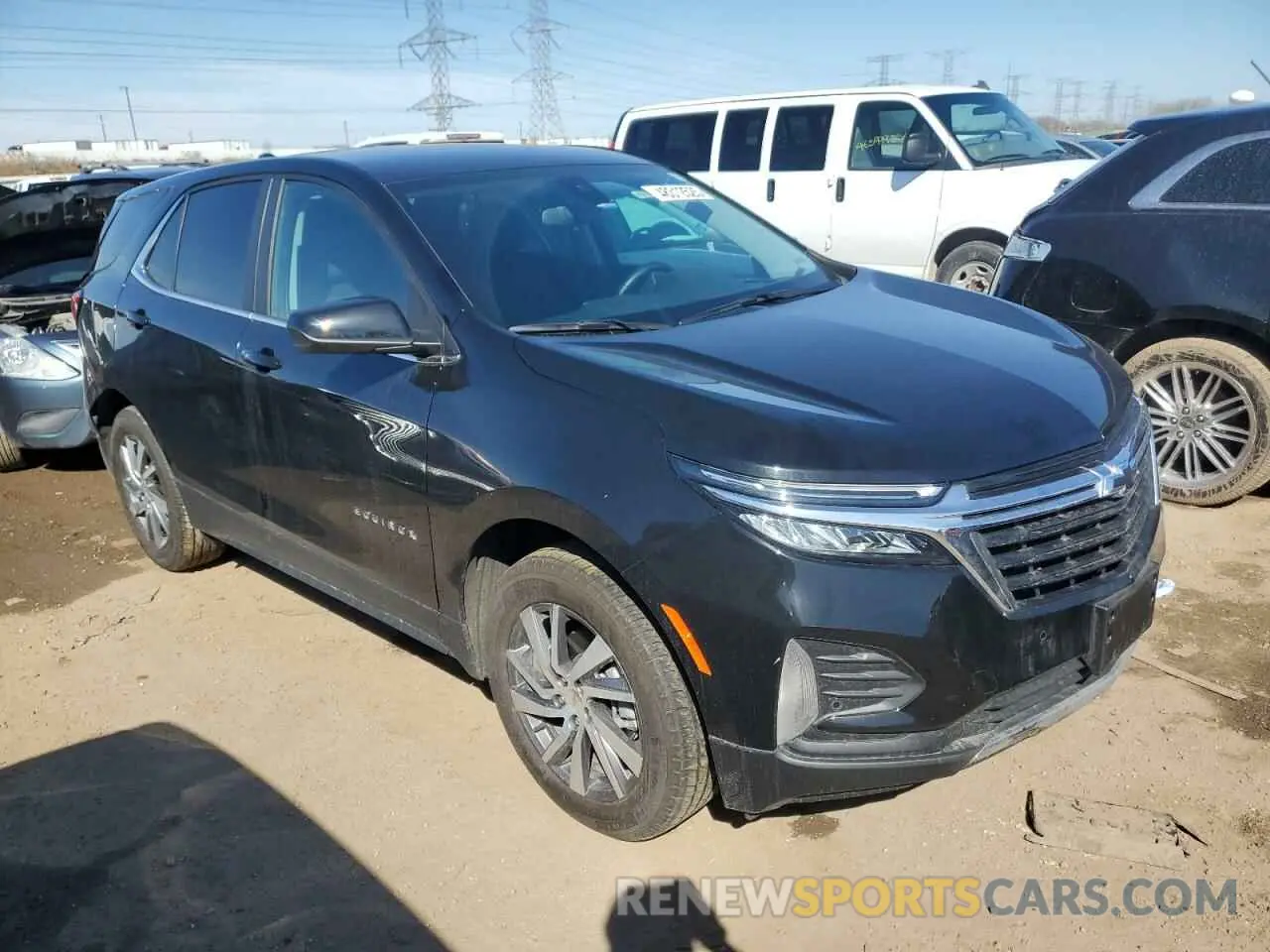 4 fotografías del automóvil dañado 3GNAXUEGXRL374779 CHEVROLET EQUINOX 2024