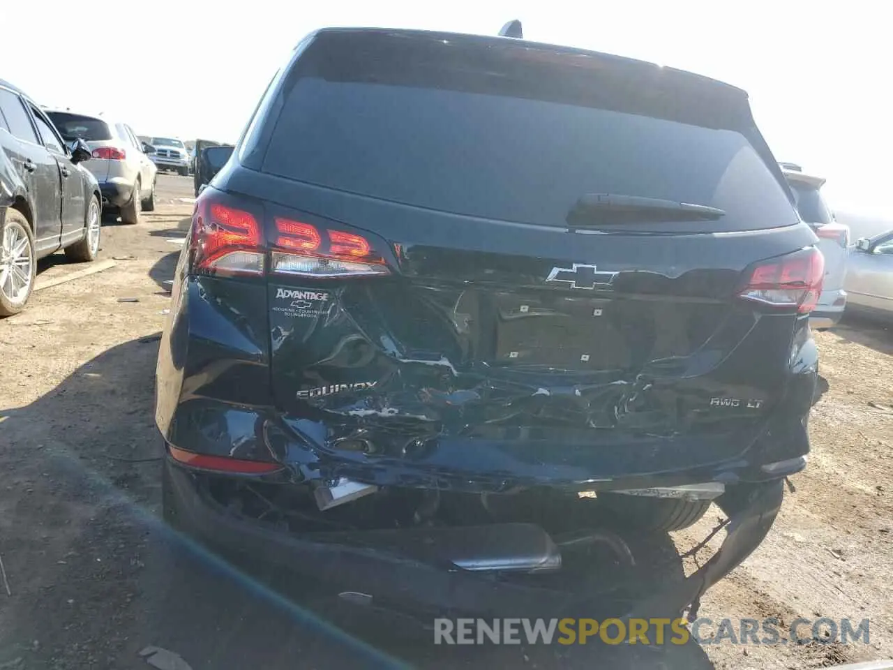 6 fotografías del automóvil dañado 3GNAXUEGXRL374779 CHEVROLET EQUINOX 2024