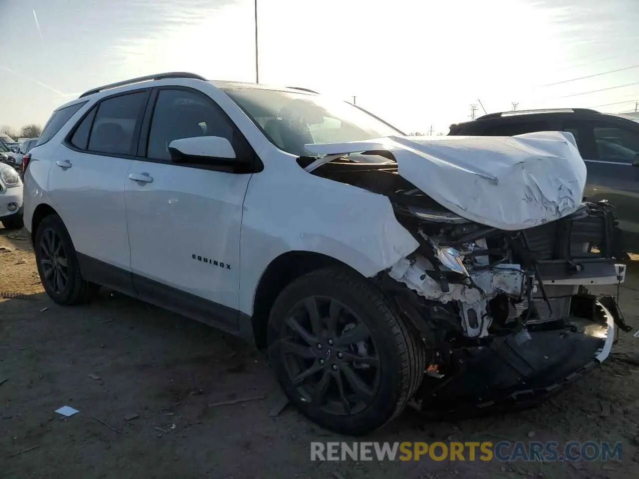 4 fotografías del automóvil dañado 3GNAXWEG1RL222515 CHEVROLET EQUINOX 2024