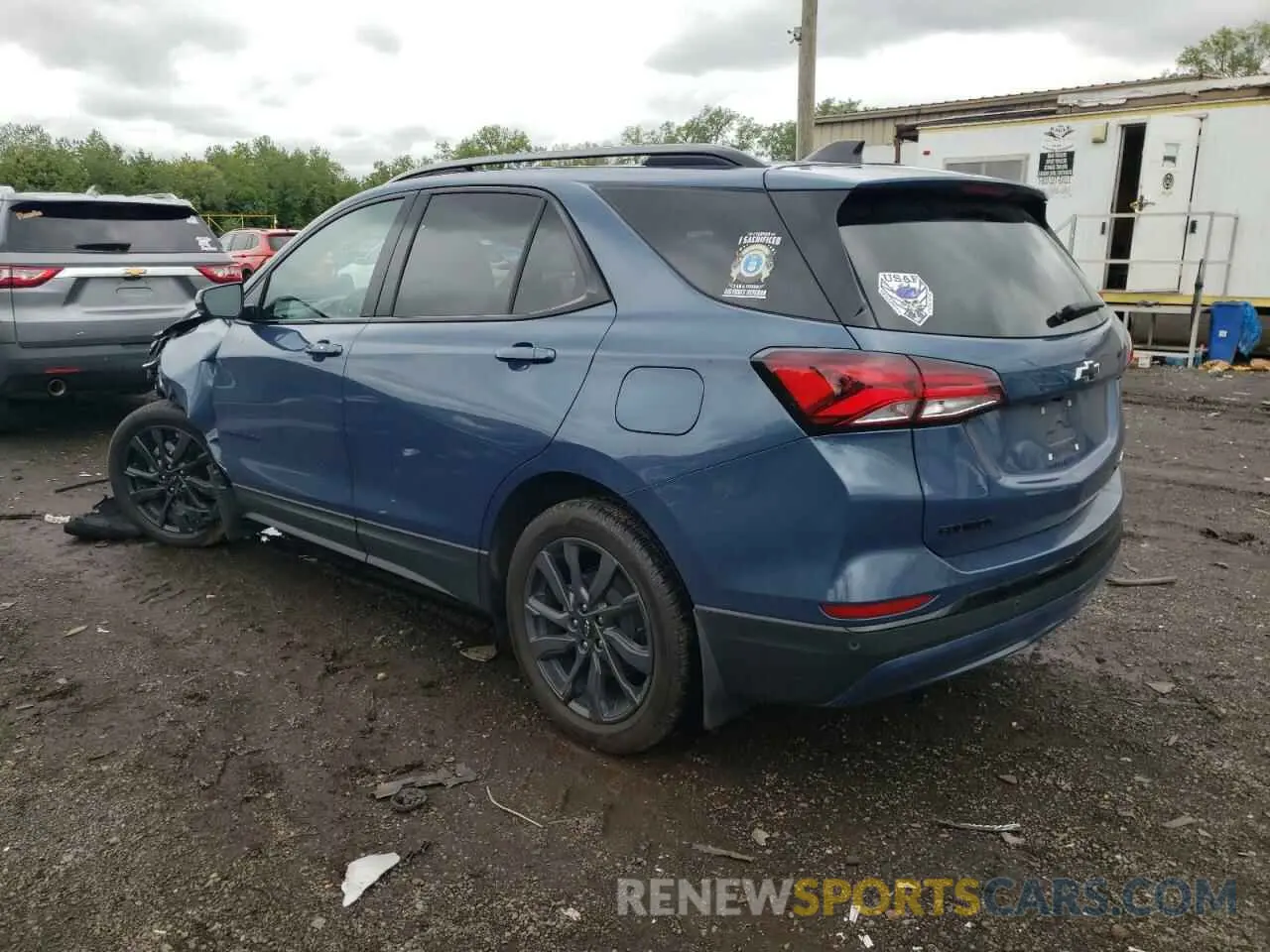 2 fotografías del automóvil dañado 3GNAXWEG4RL179126 CHEVROLET EQUINOX 2024