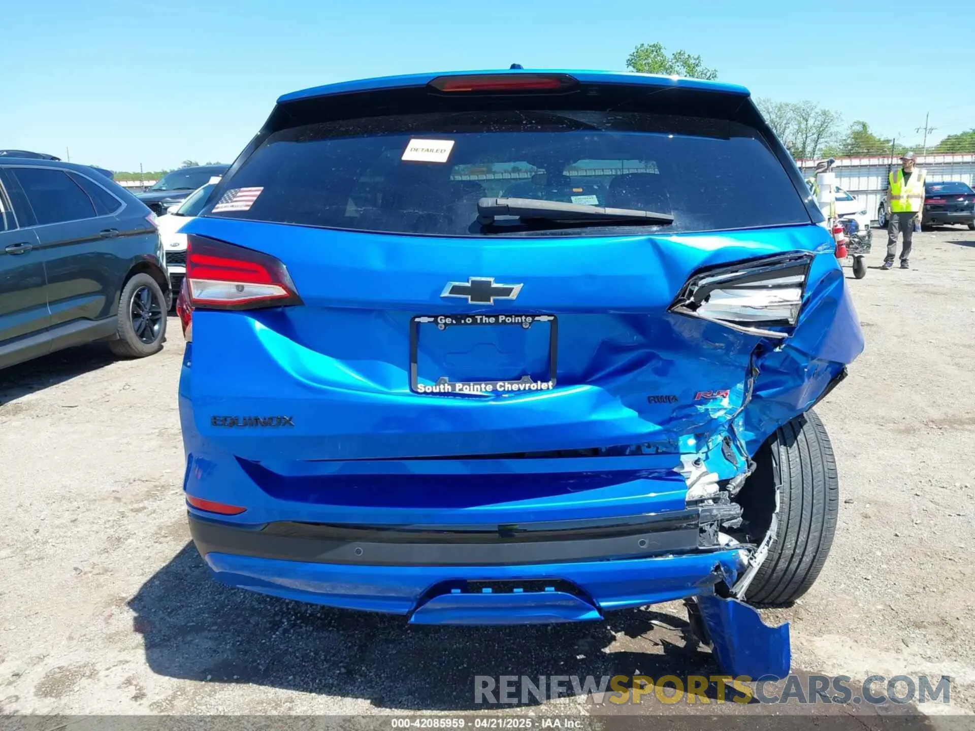17 fotografías del automóvil dañado 3GNAXWEG4RS231103 CHEVROLET EQUINOX 2024