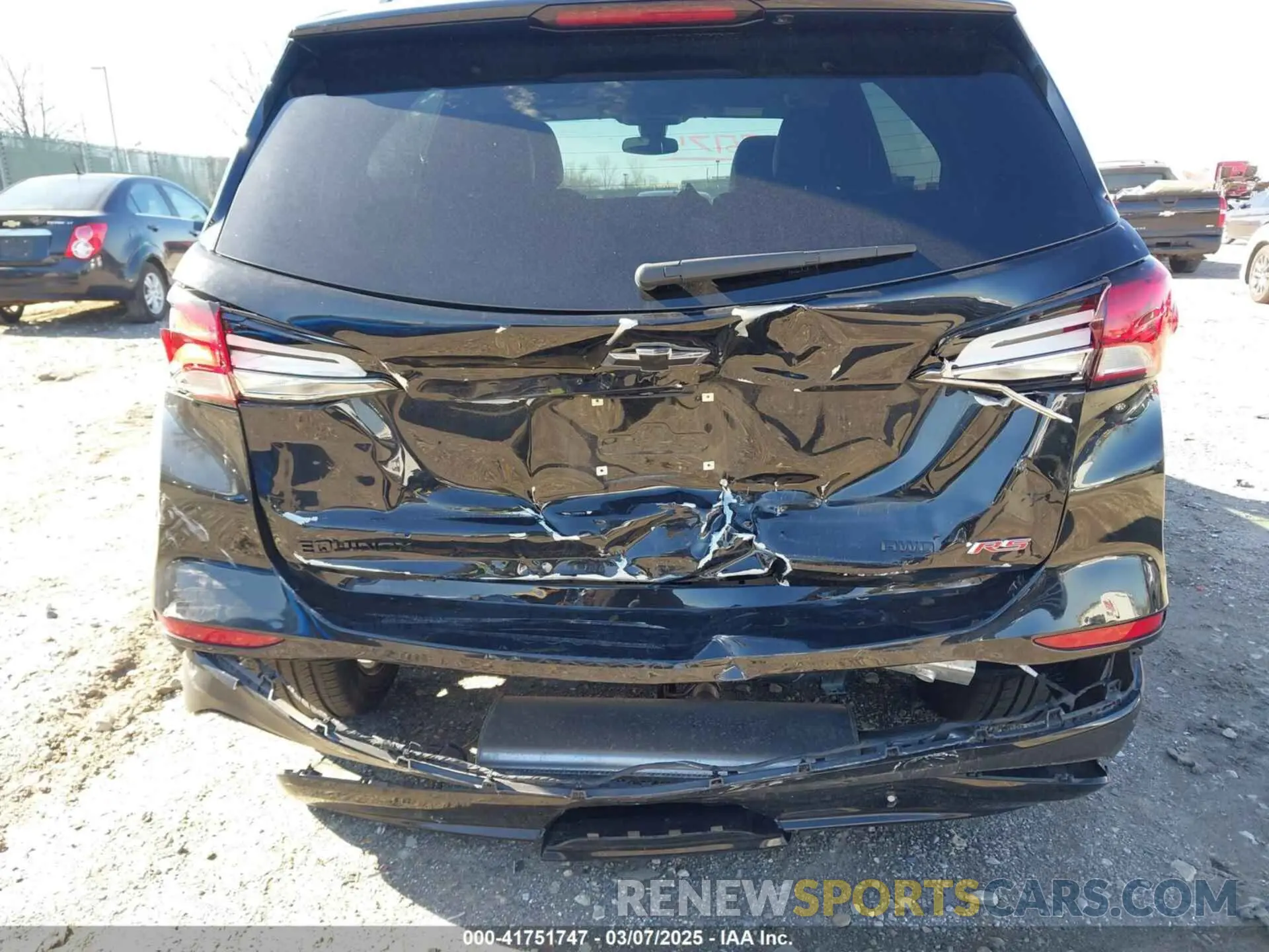6 fotografías del automóvil dañado 3GNAXWEG5RL195514 CHEVROLET EQUINOX 2024