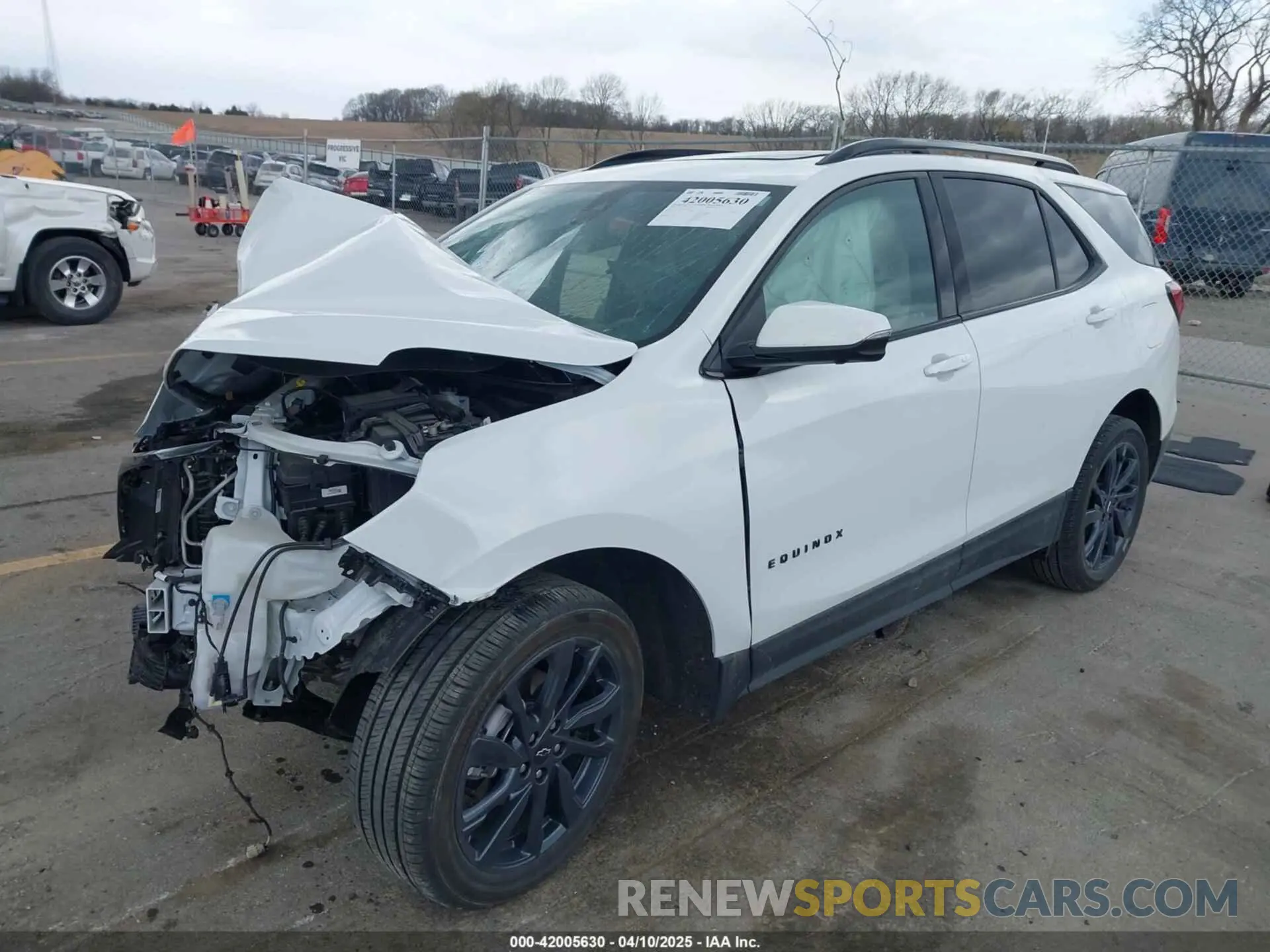 2 fotografías del automóvil dañado 3GNAXWEG6RS213895 CHEVROLET EQUINOX 2024