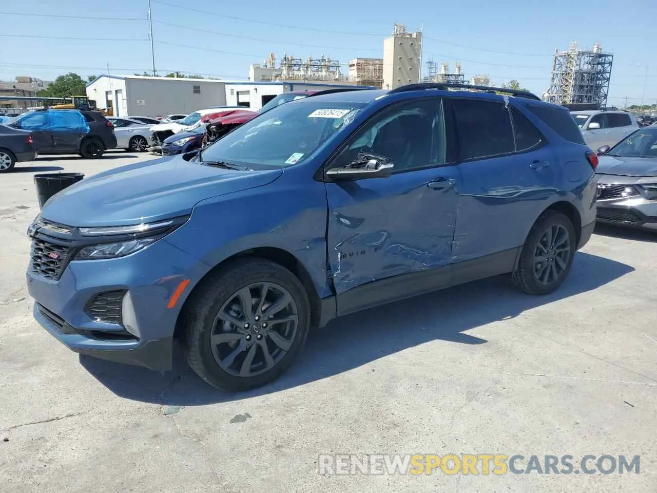 1 fotografías del automóvil dañado 3GNAXWEG7RL117347 CHEVROLET EQUINOX 2024