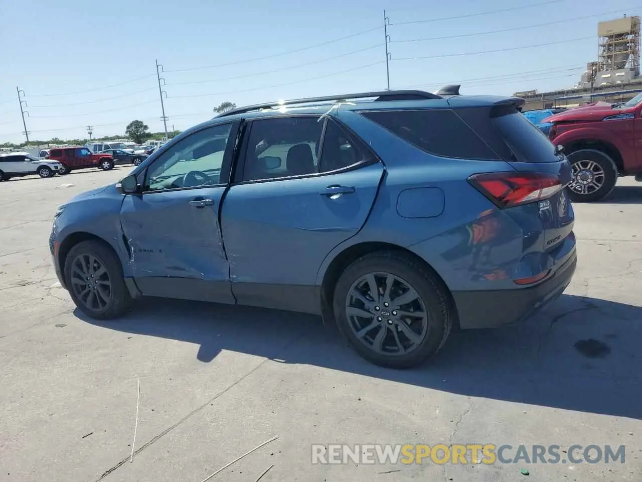 2 fotografías del automóvil dañado 3GNAXWEG7RL117347 CHEVROLET EQUINOX 2024