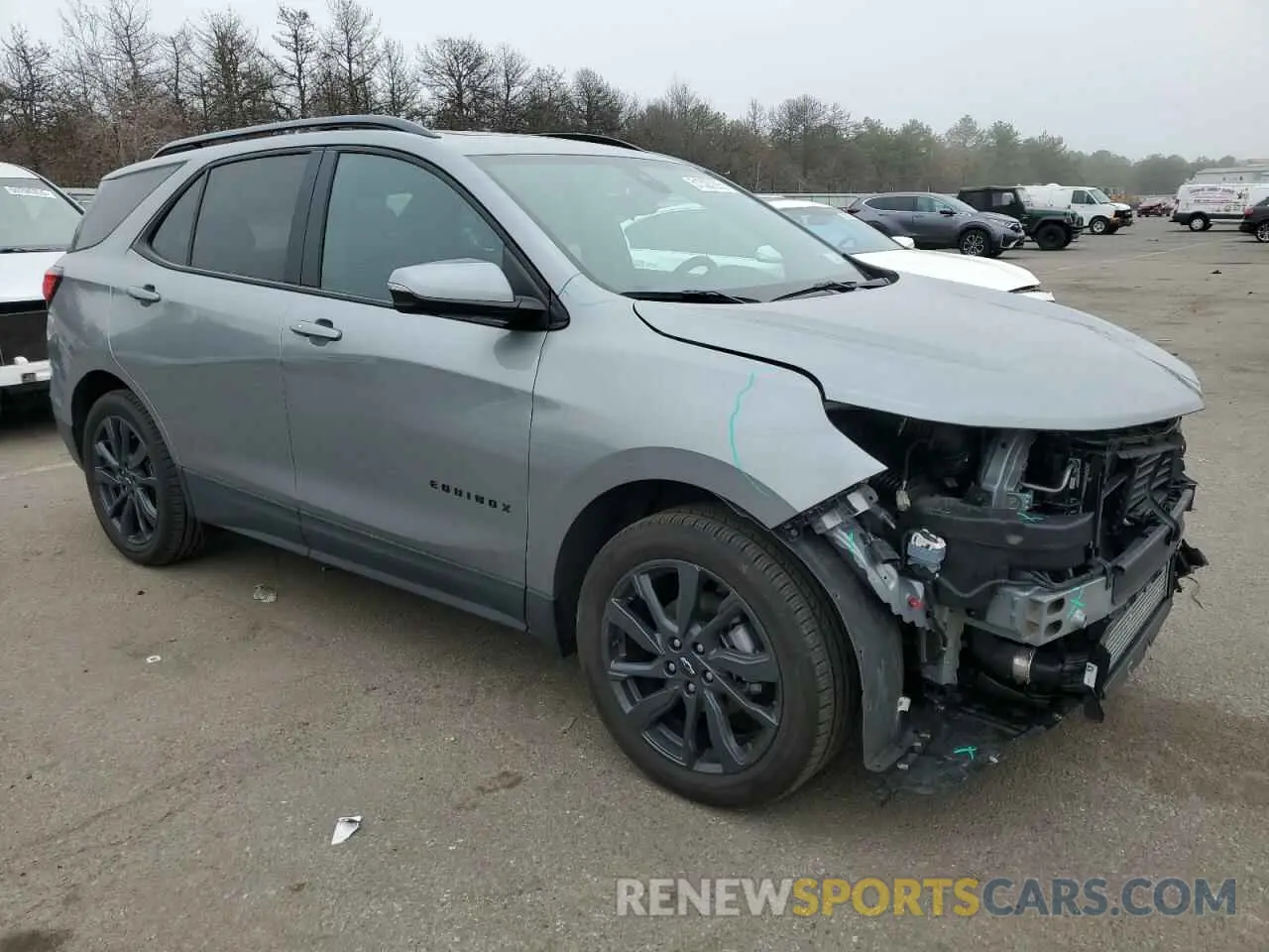 4 fotografías del automóvil dañado 3GNAXWEG7RS104880 CHEVROLET EQUINOX 2024