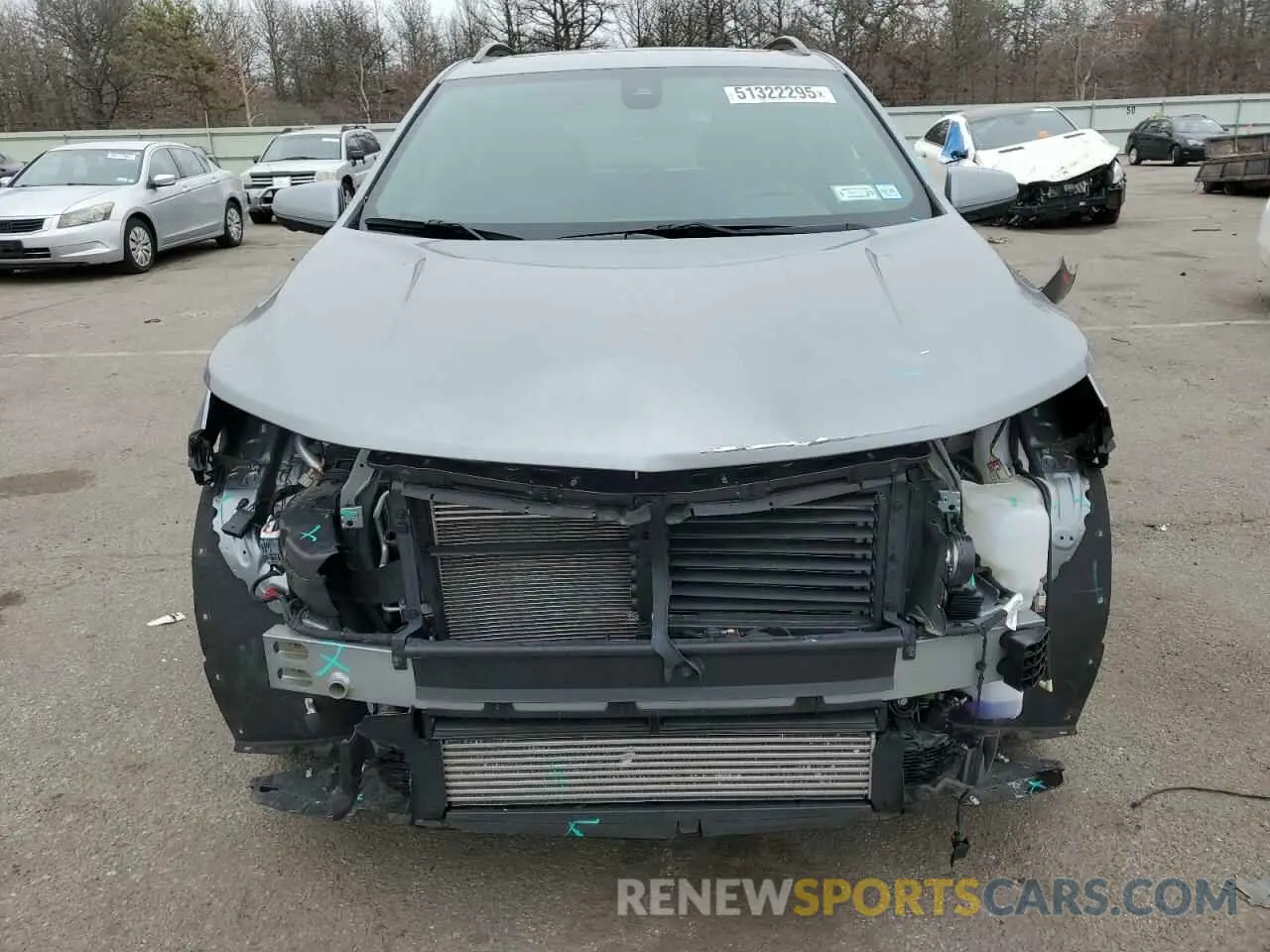 5 fotografías del automóvil dañado 3GNAXWEG7RS104880 CHEVROLET EQUINOX 2024