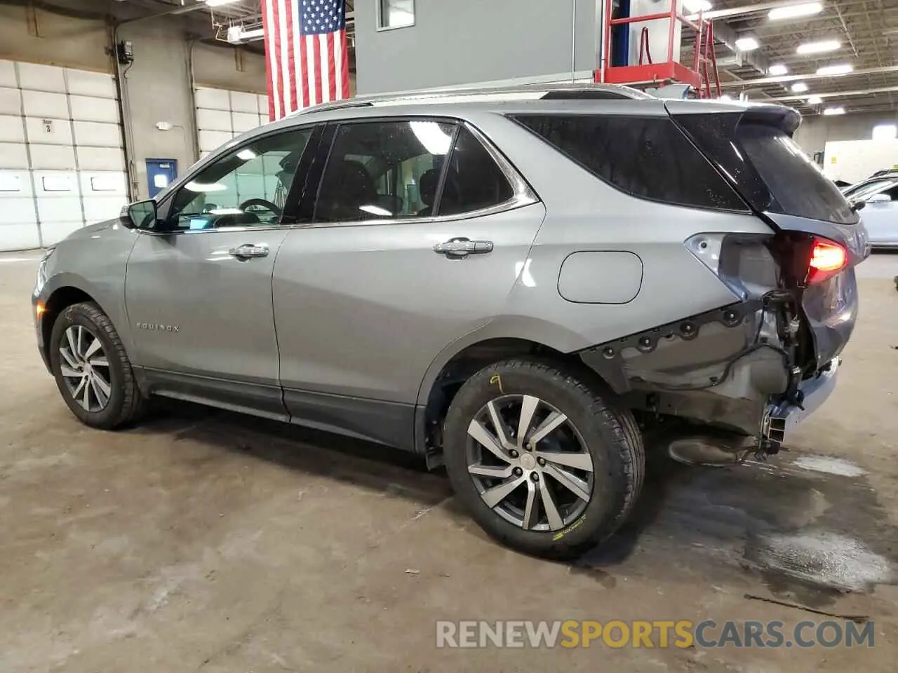 2 fotografías del automóvil dañado 3GNAXXEG2RL213425 CHEVROLET EQUINOX 2024