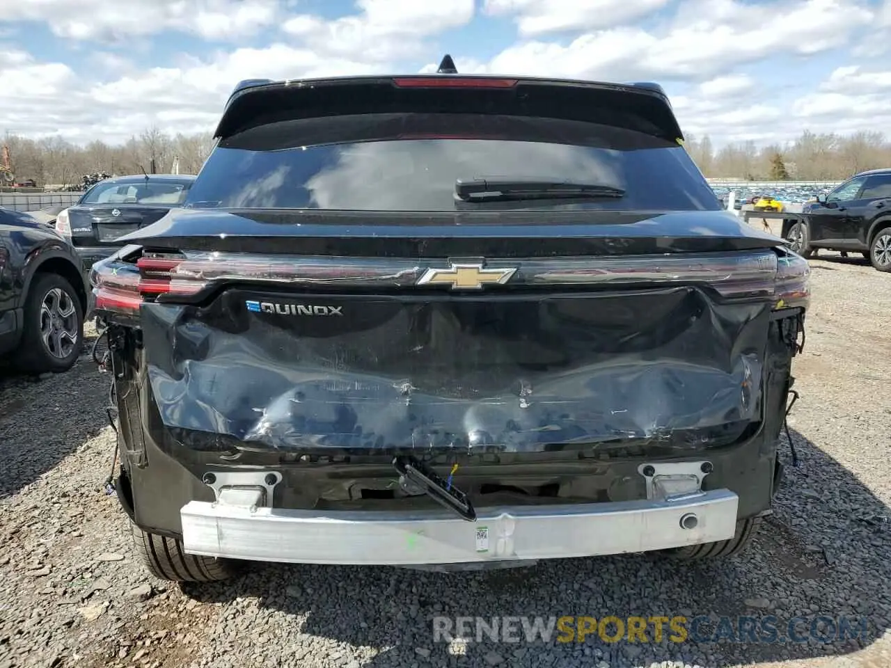 6 fotografías del automóvil dañado 3GN7DLRP1SS131459 CHEVROLET EQUINOX 2025