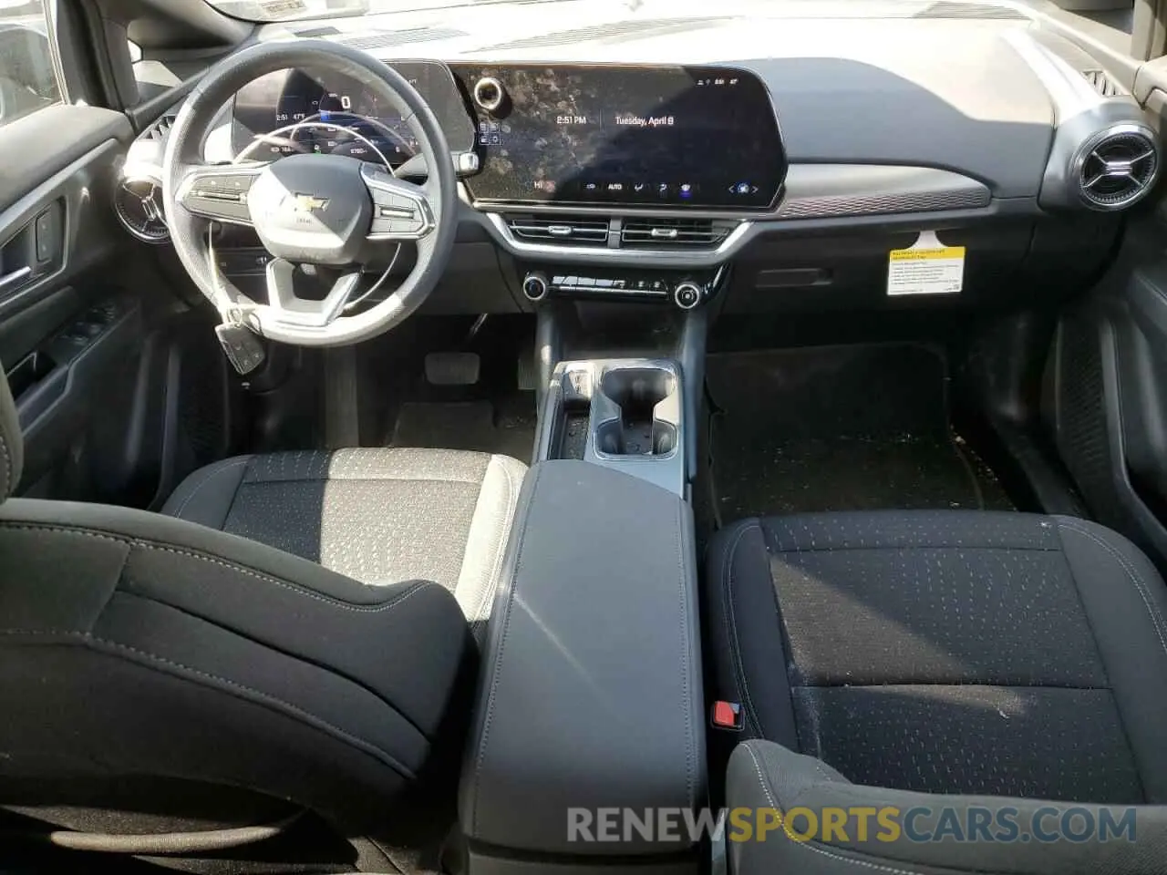 8 fotografías del automóvil dañado 3GN7DLRP1SS131459 CHEVROLET EQUINOX 2025