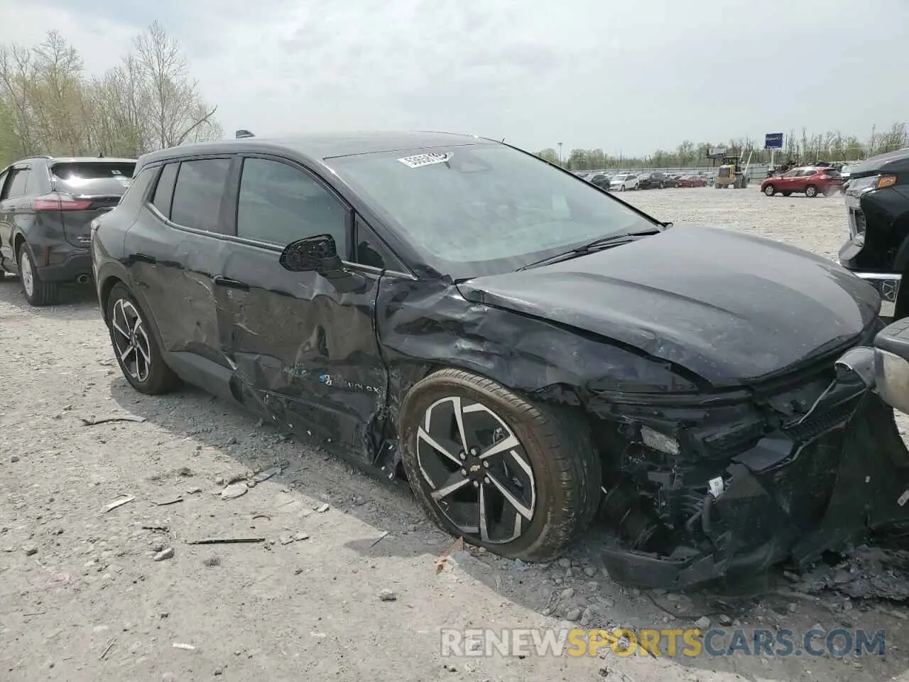 4 fotografías del automóvil dañado 3GN7DLRP9SS118412 CHEVROLET EQUINOX 2025